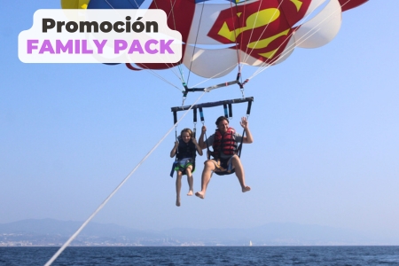 Parasailing promoción Family Pack