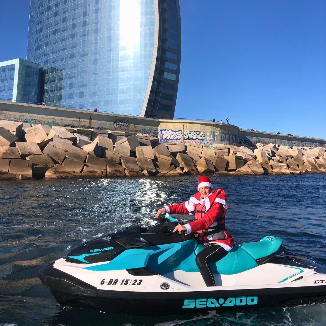 Jet Ski Santa Claus Offer Barcelona