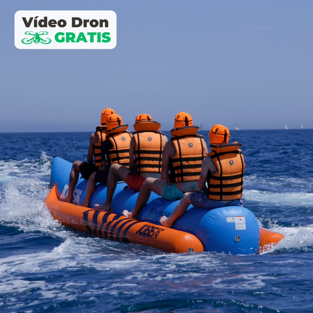Oferta Banana Boat + Vídeo en Dron